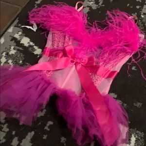 Small hot pink corset
